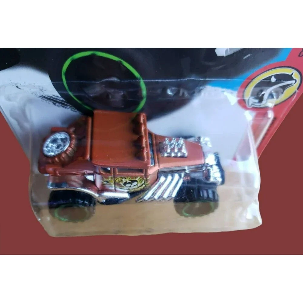 2017 Hot Wheels BAJA BONE SHAKER HW Daredevils #91/3 Satin Orange Off Road 6-SP
